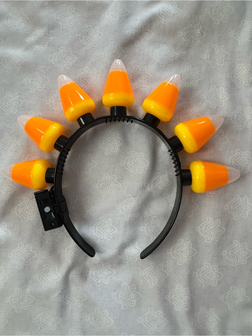 Kids Candy Corn Light-Up Headband - Orange/Yellow